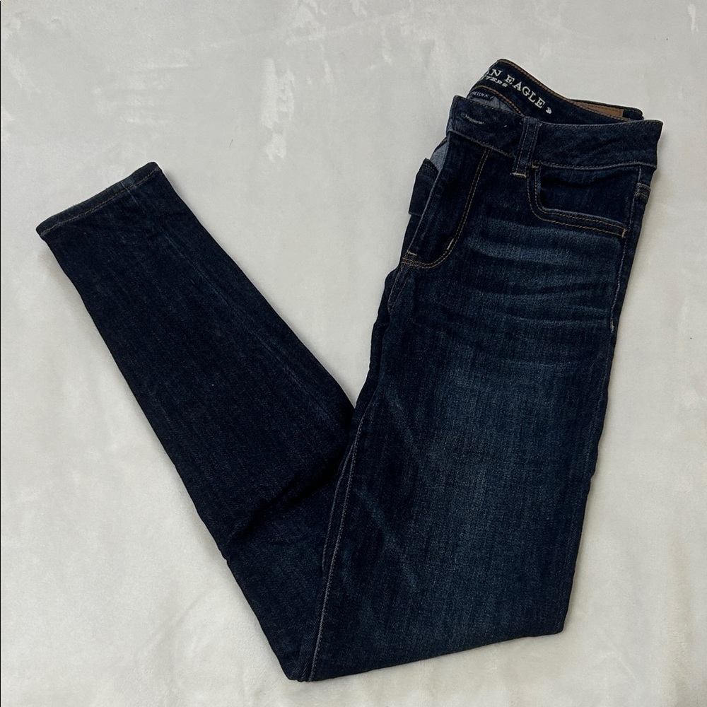 American Eagle Outfitters Men's Deep Indigo Skinny Jeans